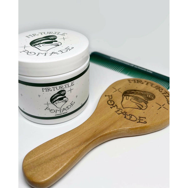 Hand Held Wooden Pocket Mirror