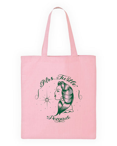 Light Pink Mrs. Turtle Tote Bag