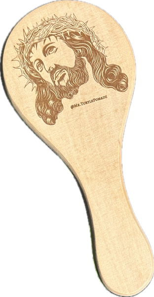 Hand Held Wooden Pocket Mirror