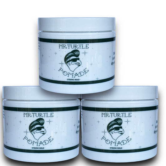 Mr Turtle Pomade Strong Hold 3 Pack